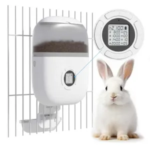 الغذاء هوبر السيارات الأليفة القط الأرنب الصغيرة Food Hooper Auto Pet Cat Bunny Small Animals With Camera