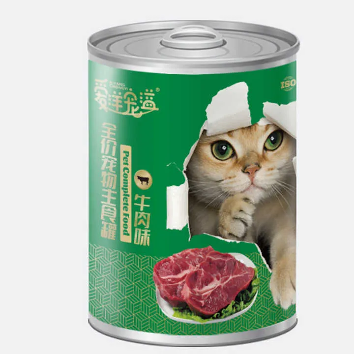 طعام رطب للحيوانات الأليفة OEM ODM مبيع بالجملة الأكثر مبيعًا بنكهات متعددة Cat Cans طعام حيوانات أليفة رطب OEM ODM Wholesale Best Selling Wet Pet Food Multi Flavors Cat Cans Wet Pet Food