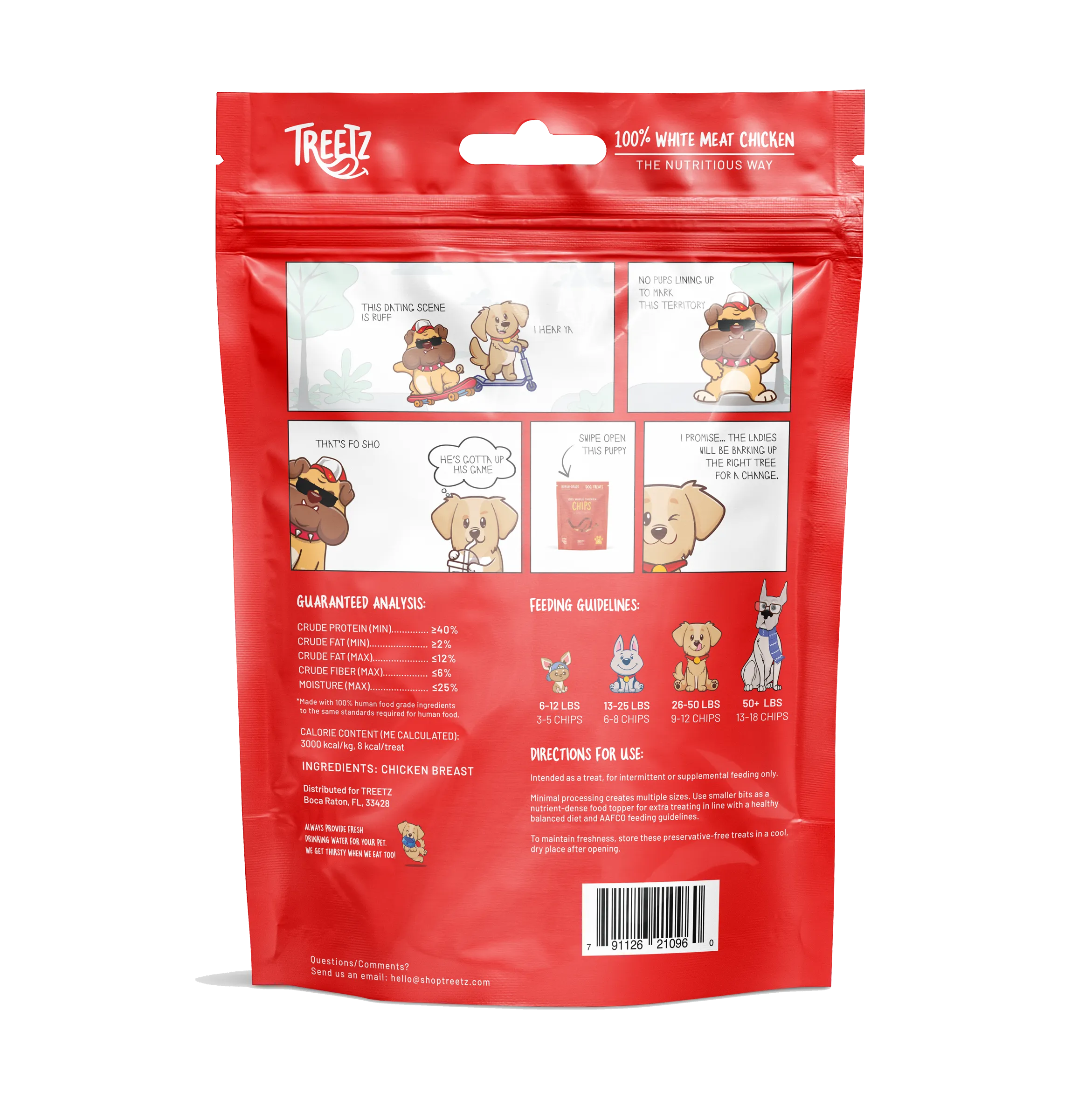 100% Whole Chicken Treetz by Treetz | Single Ingredient Dog Treats