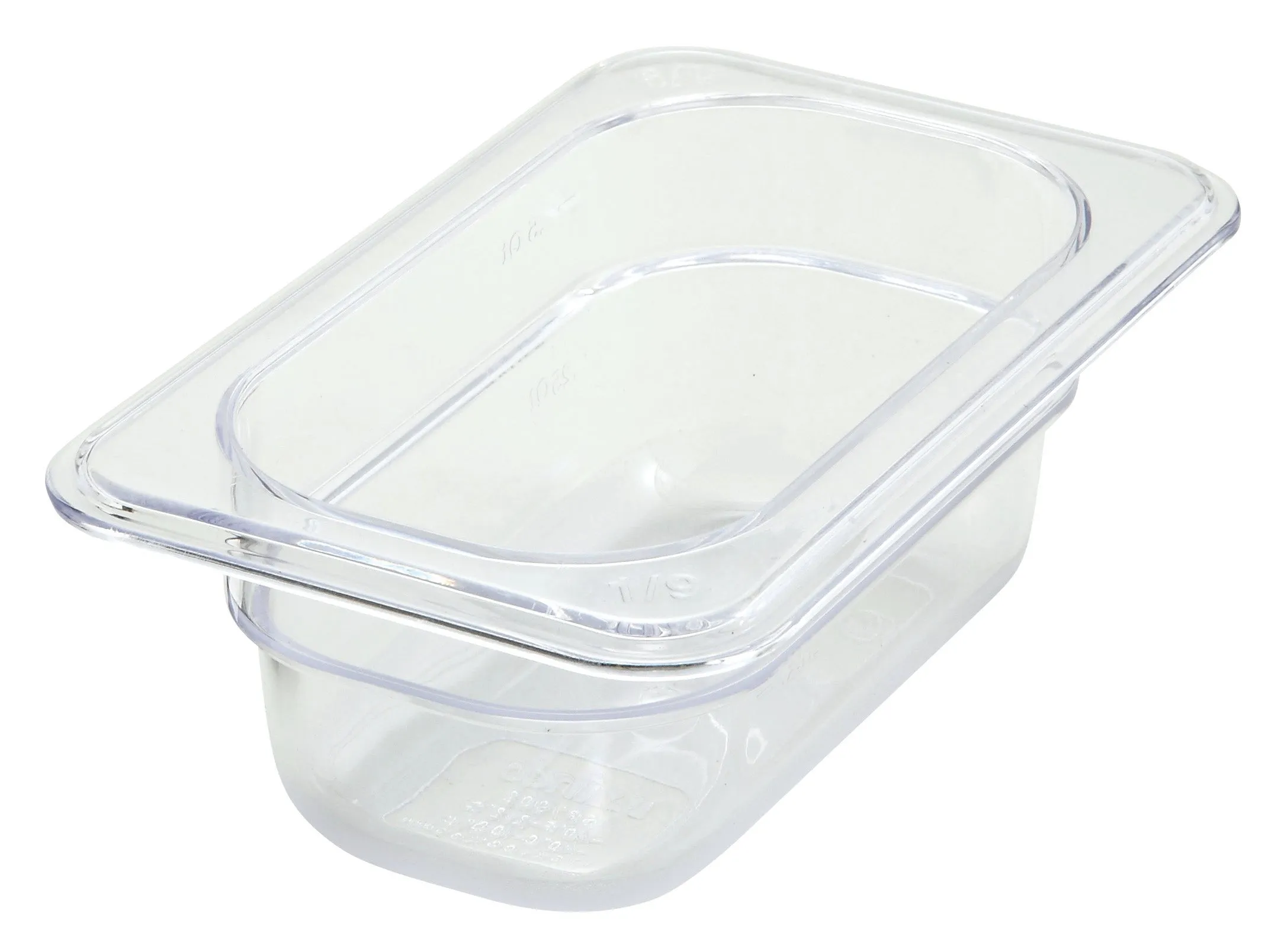 1/9 Size, 2.5" PC Clear Food Pan
