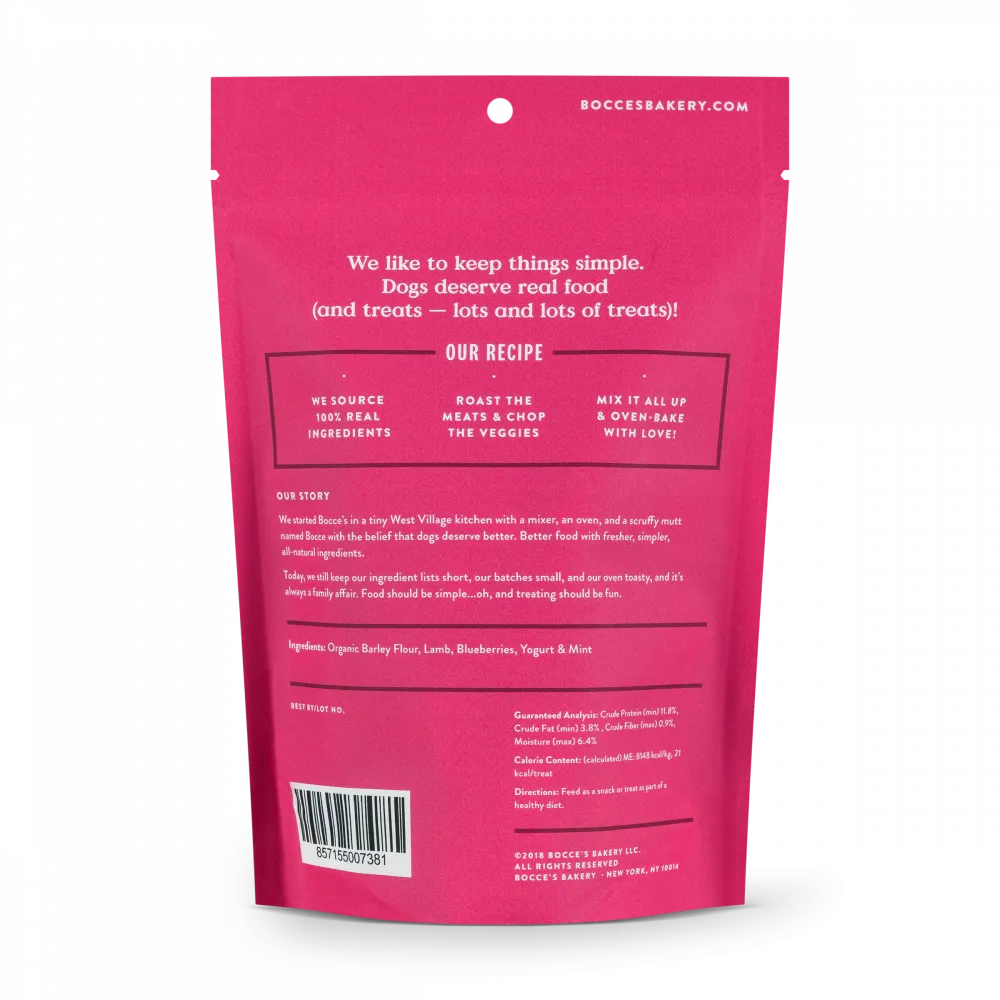 Bocce's Bakery Lamb Roast All Natural Dog Biscuits