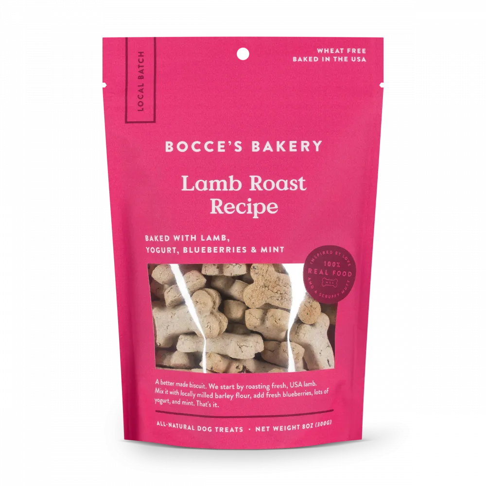 Bocce's Bakery Lamb Roast All Natural Dog Biscuits