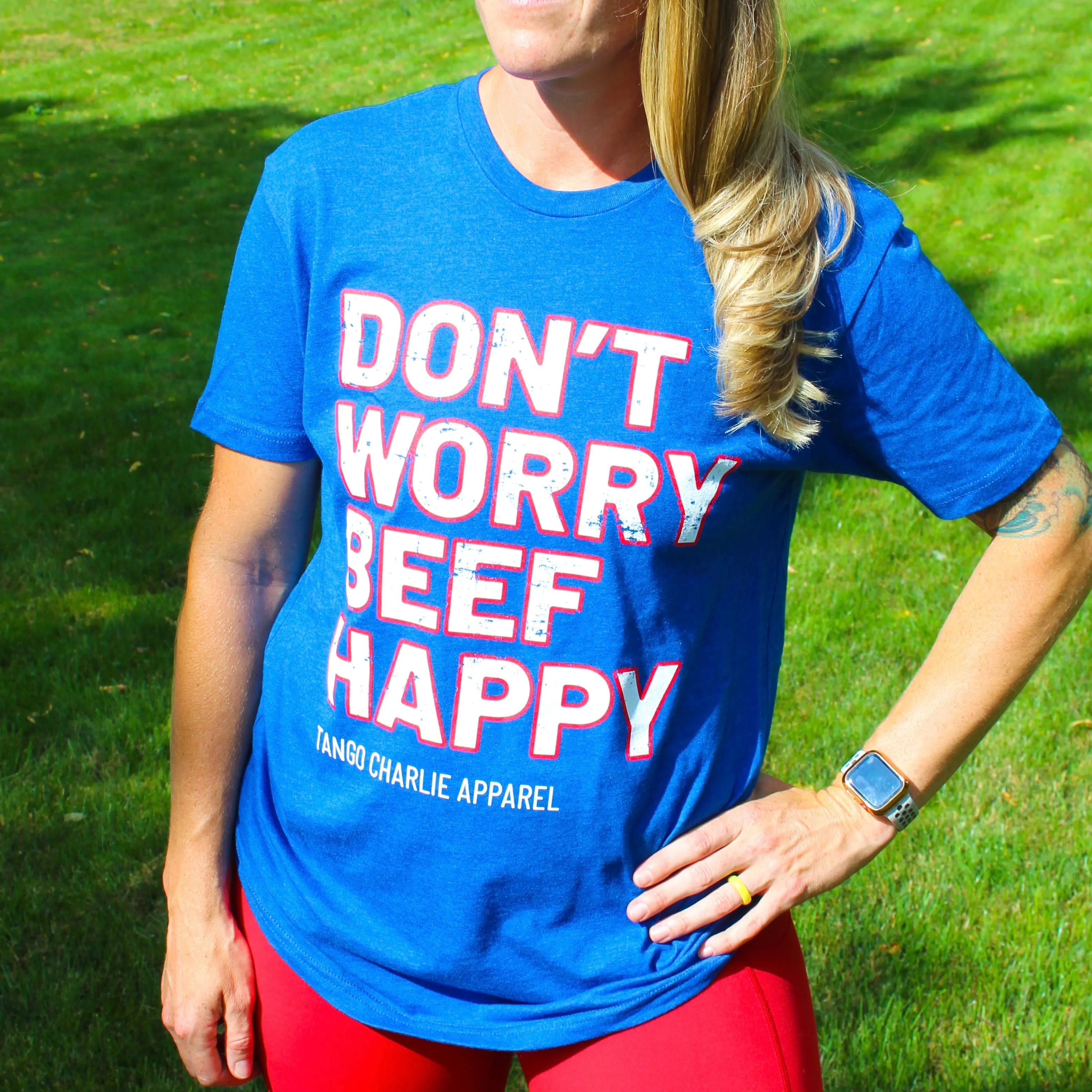 Dont Worry BEEF Happy - Tee