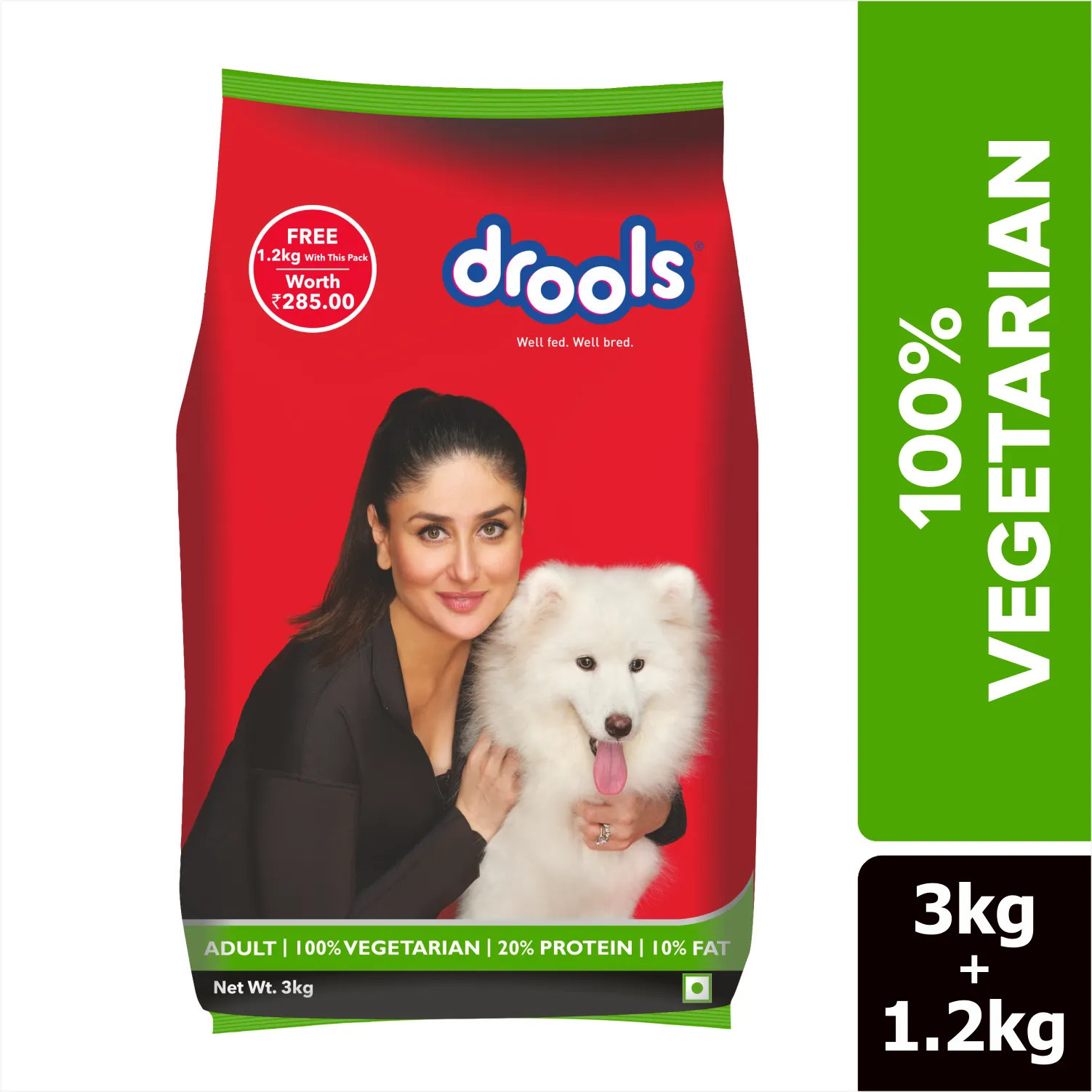 Drools 100% Vegetarian Adult Dog Dry Food