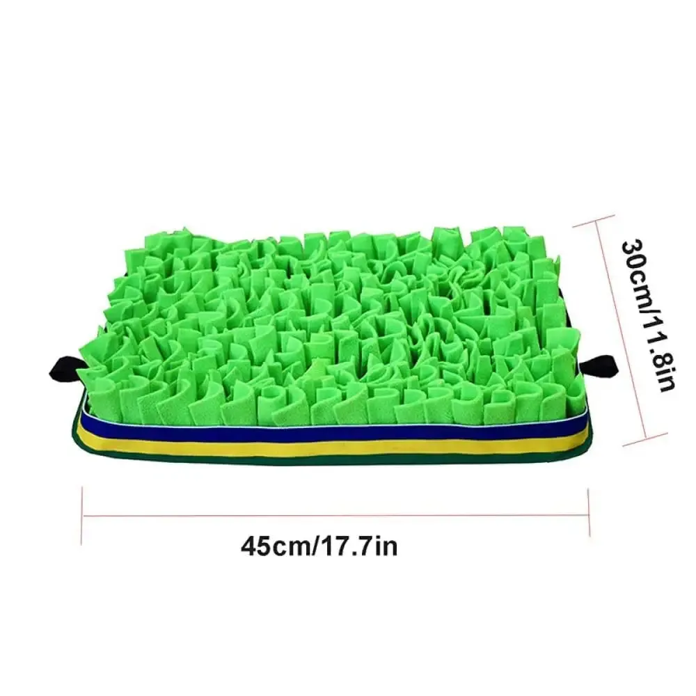 Eco-friendly Durable Slow Feeding Dog Puzzle Snuffle Mat for Pet Training Encourage Foraging Skills