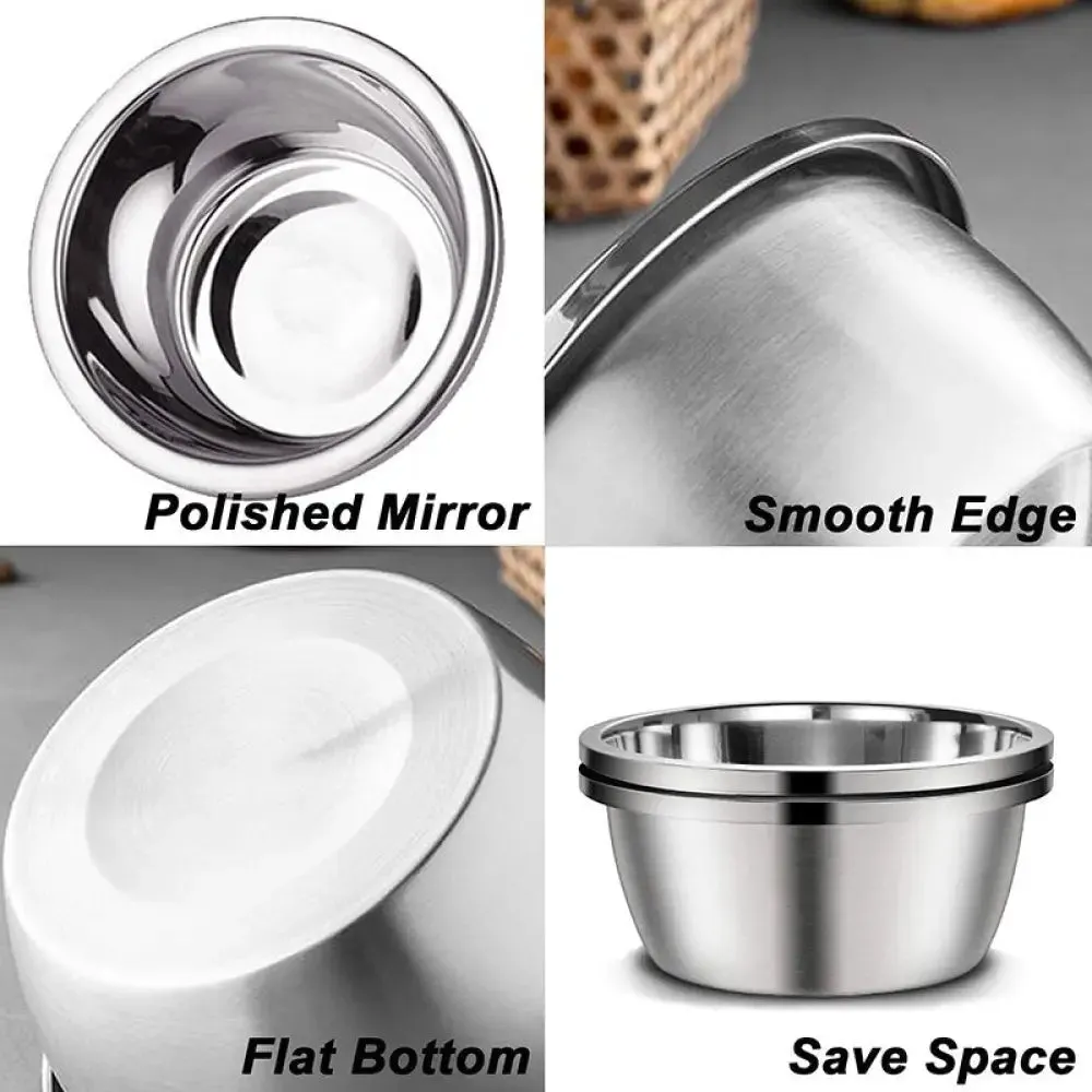 Eco-friendly Smooth Edge Stable Bottom Pet Food Water Bowl for Small Medium Large Dogs