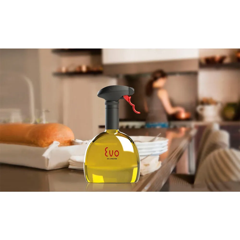 Evo Oil Trigger Spray Bottle for Olive Cooking Oils 18oz Kitchen Tool Funnel New