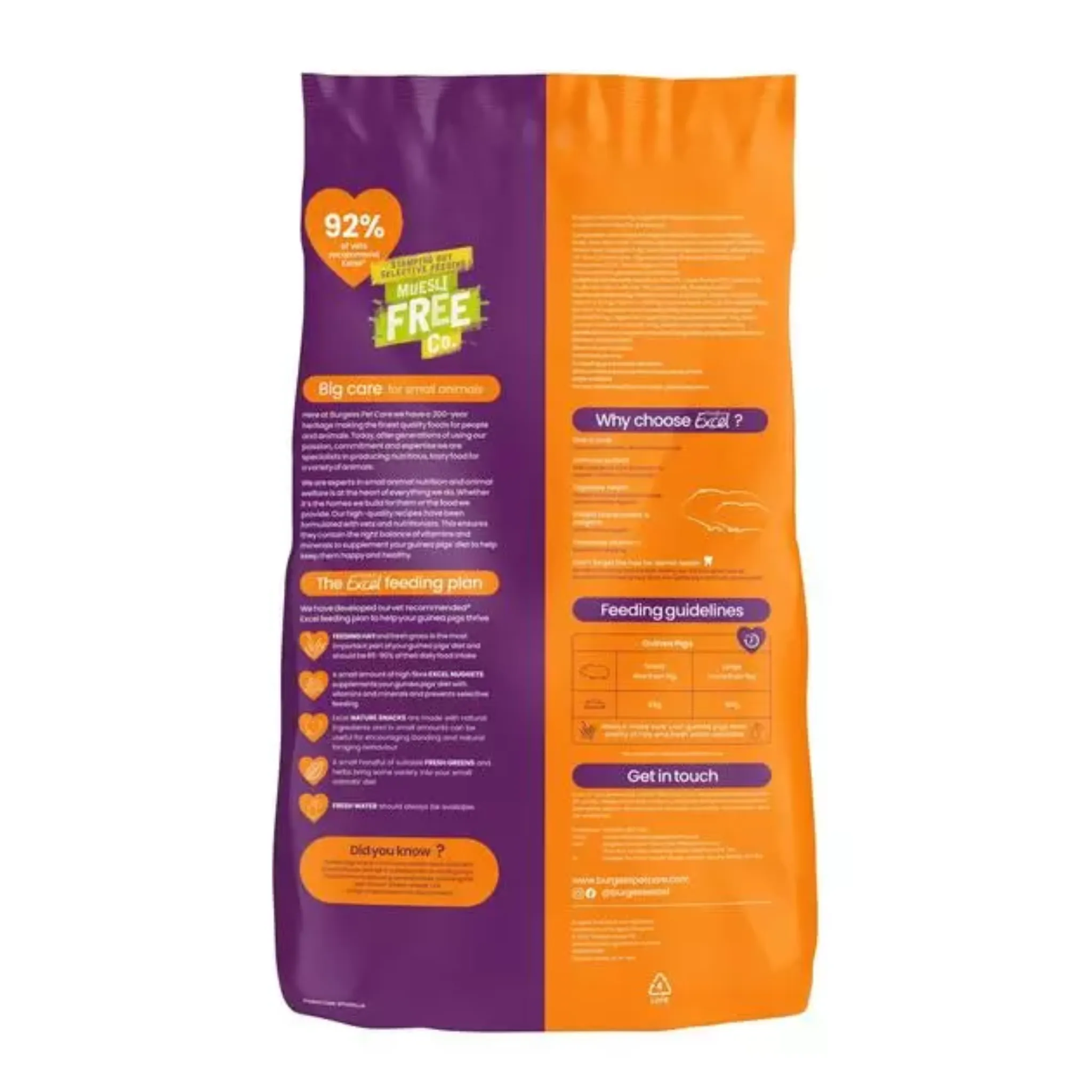 Excel Guinea Pig Nuggets with Blackcurrant & Oregano