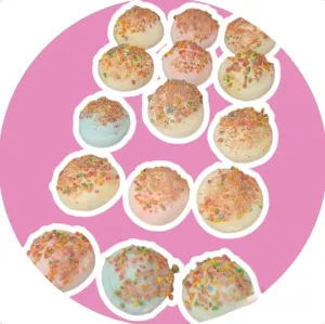 Freeze Dried Unicorn Marshmallows w/candy dust