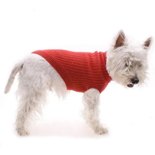 Hamish McBeth Red Pure Wool Dog Jumper