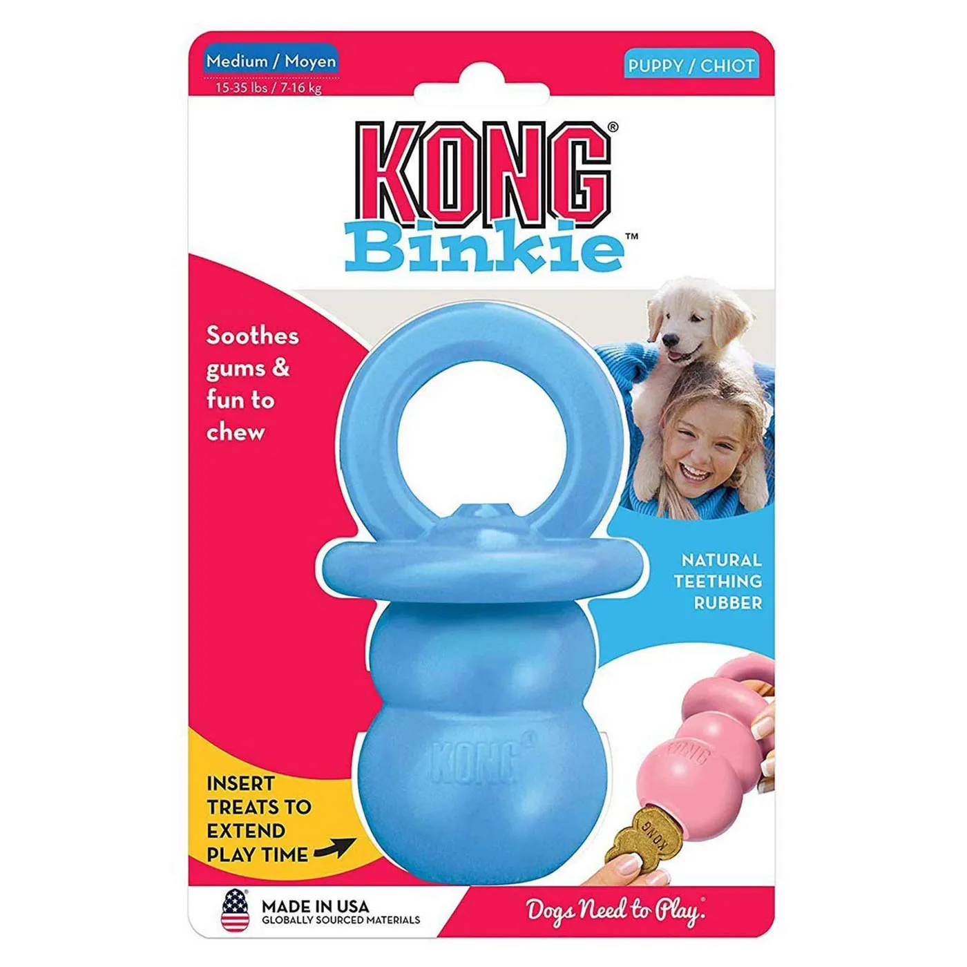 KONG Puppy Assorted Binkie