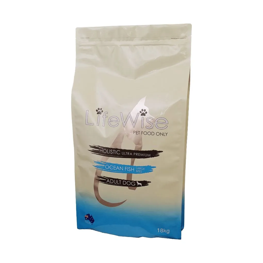 Lifewise Ocean Fish with Rice & Veg Adult Large Bites Dog Food