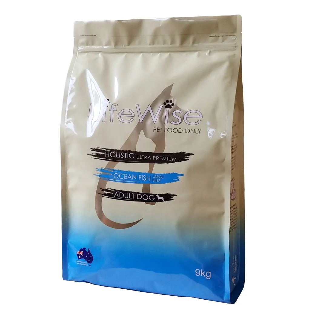 Lifewise Ocean Fish with Rice & Veg Adult Large Bites Dog Food