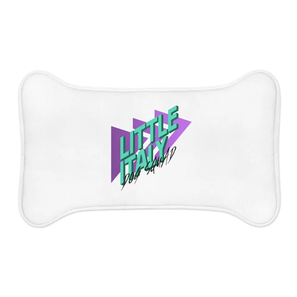 Little Italy Dog Squad Bone Shaped Dog Feeding Mat