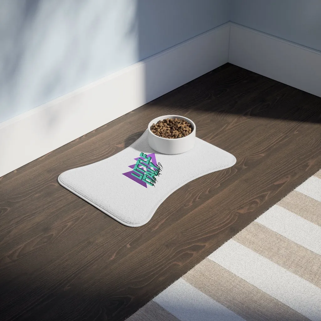 Little Italy Dog Squad Bone Shaped Dog Feeding Mat
