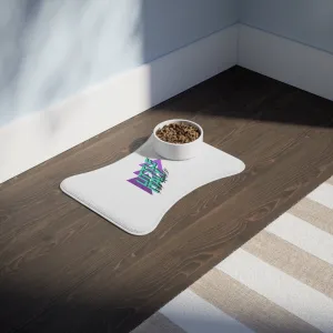 Little Italy Dog Squad Bone Shaped Dog Feeding Mat