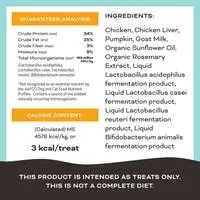Primal Pet Foods Pumpkin For My Pumpkin Chicken, Pumpkin & Goat Milk Dog Treats (2 oz)