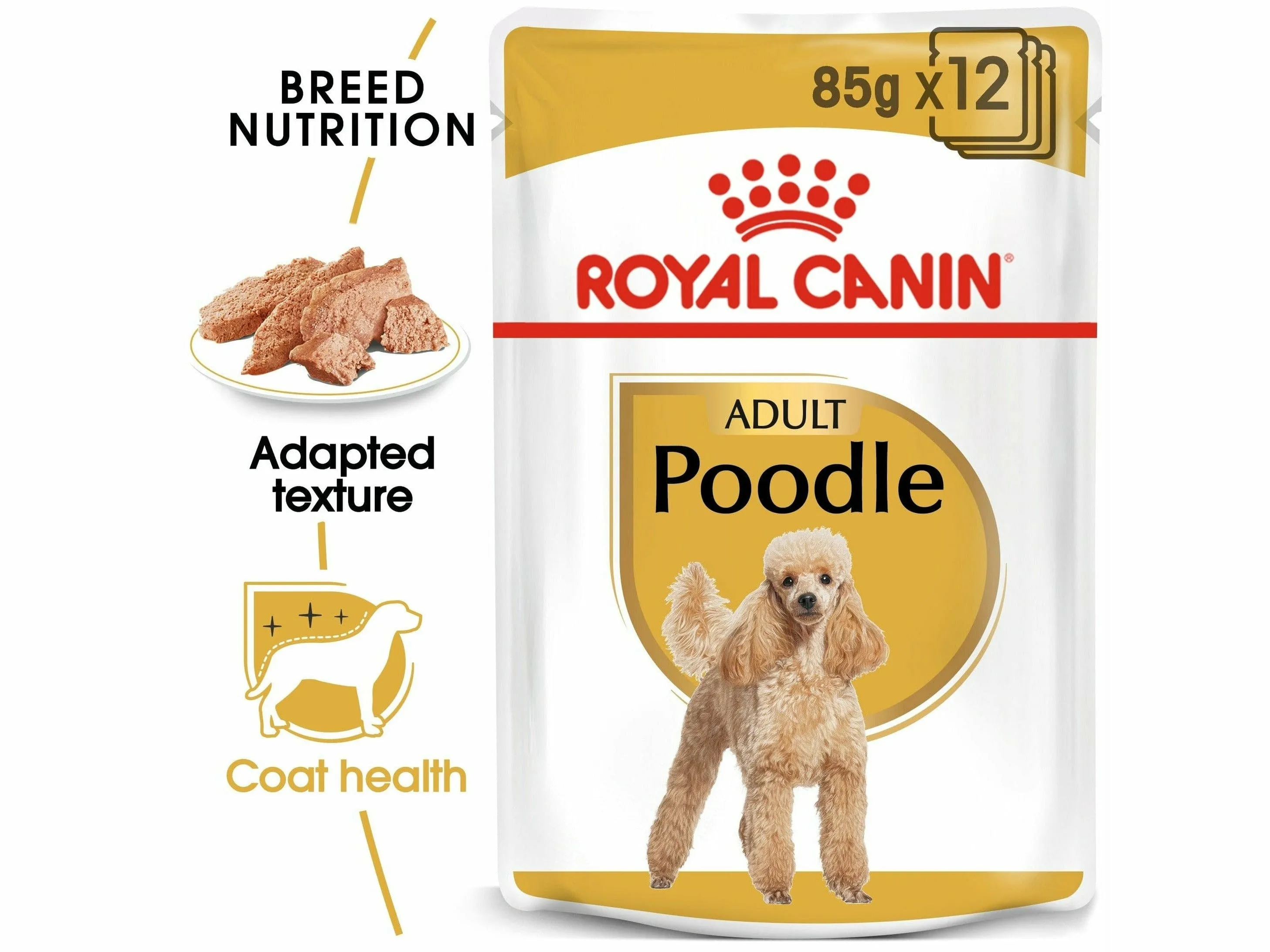 Royal Canin Breed Health Nutrition Poodle Adult (WET FOOD - Pouches)12X85G