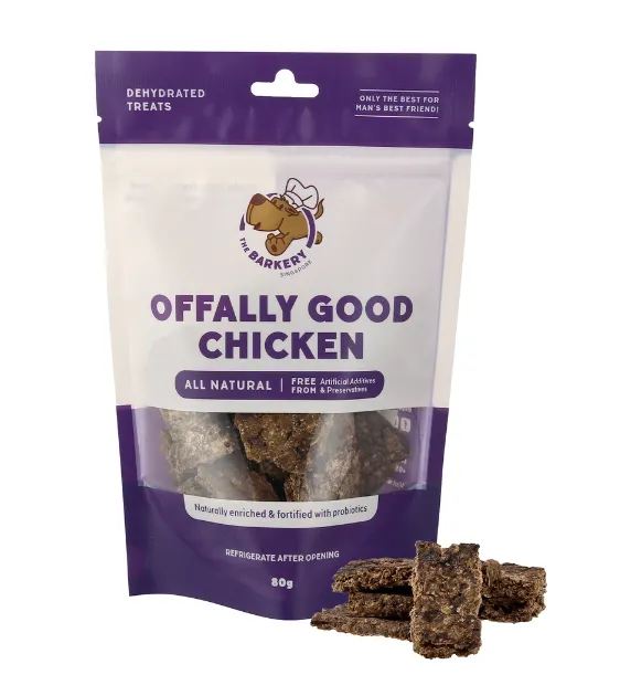 The Barkery Dehydrated Ofally Good (Heart & Liver) Dog Treats