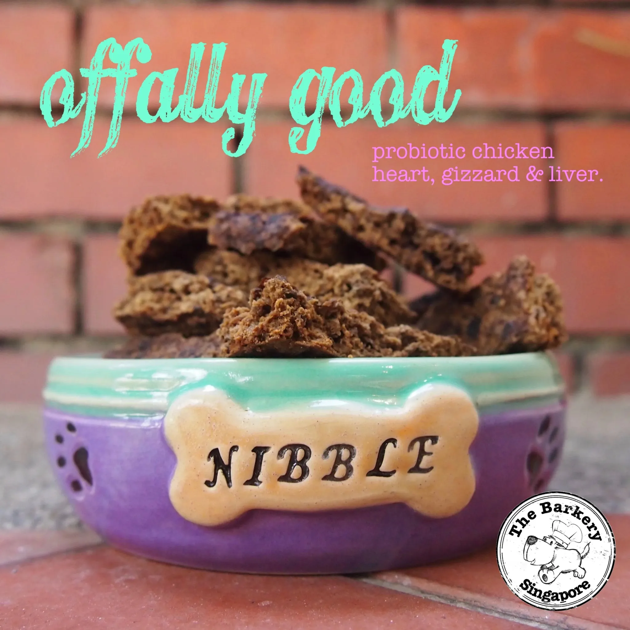The Barkery Dehydrated Ofally Good (Heart & Liver) Dog Treats