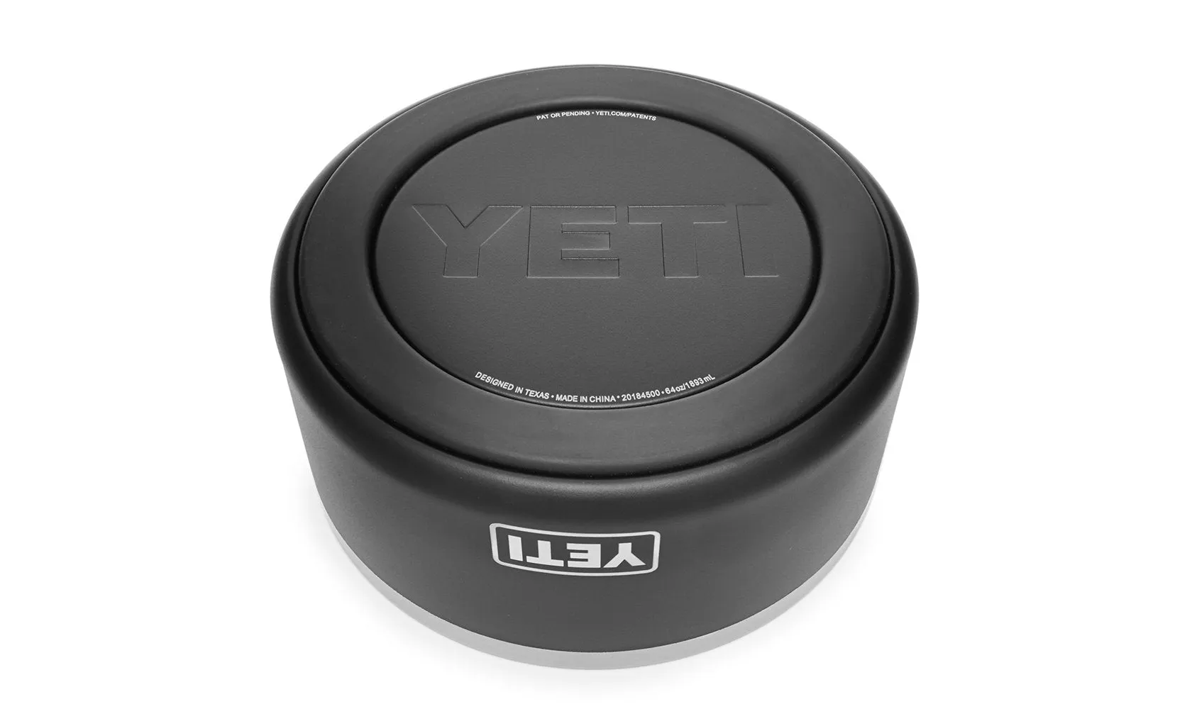 YETI BOOMER 8 DOG BOWL - BLACK